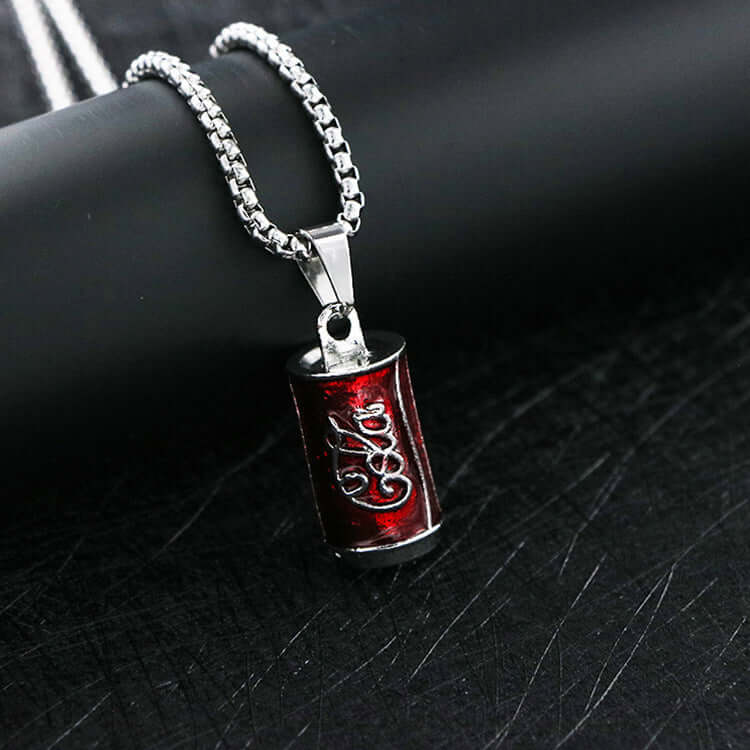 Cola Pepsi Chains Necklace 2pcs
