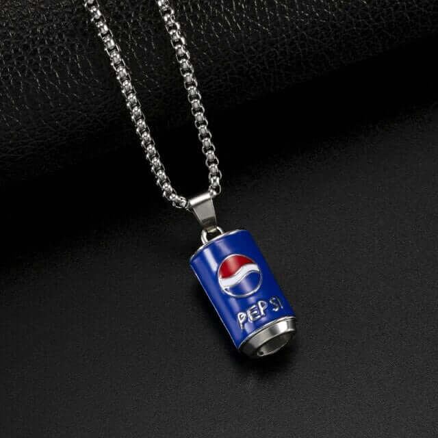 Cola Pepsi Chains Necklace 2pcs