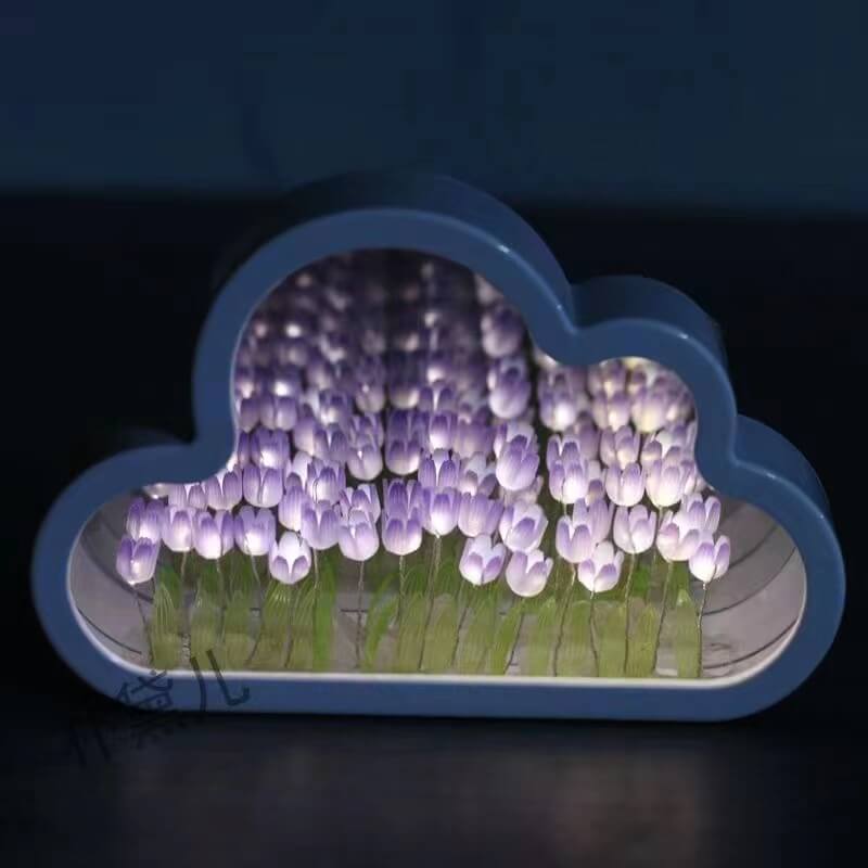 Buildable 20 Flowers Tulip Lamp