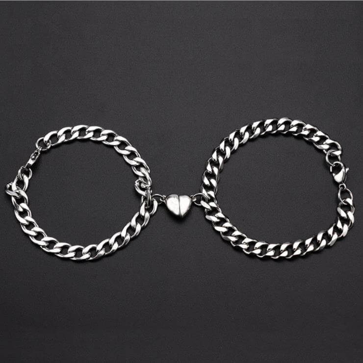 Love Magnets Attract Couple Bracelet