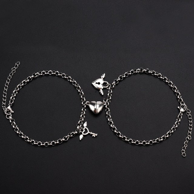 Love Magnets Attract Couple Bracelet