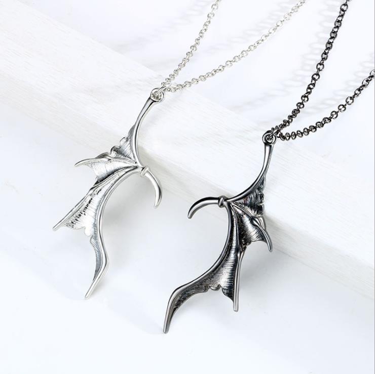 Magnetic Winged Heart Couple Necklaces