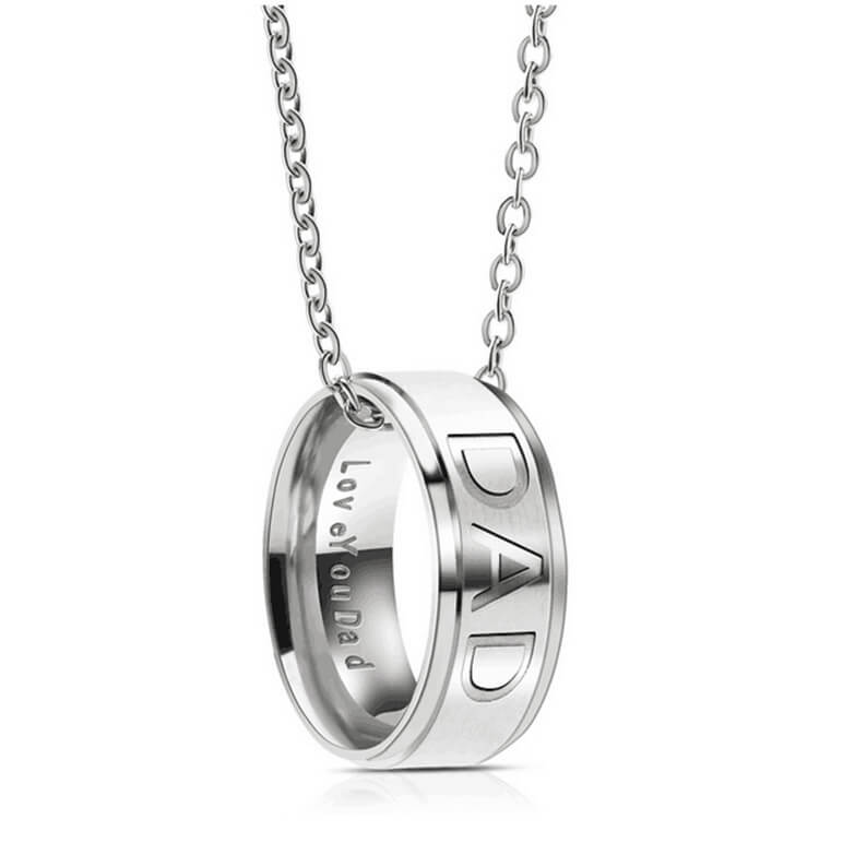 Mom and Dad Matching Necklace Set