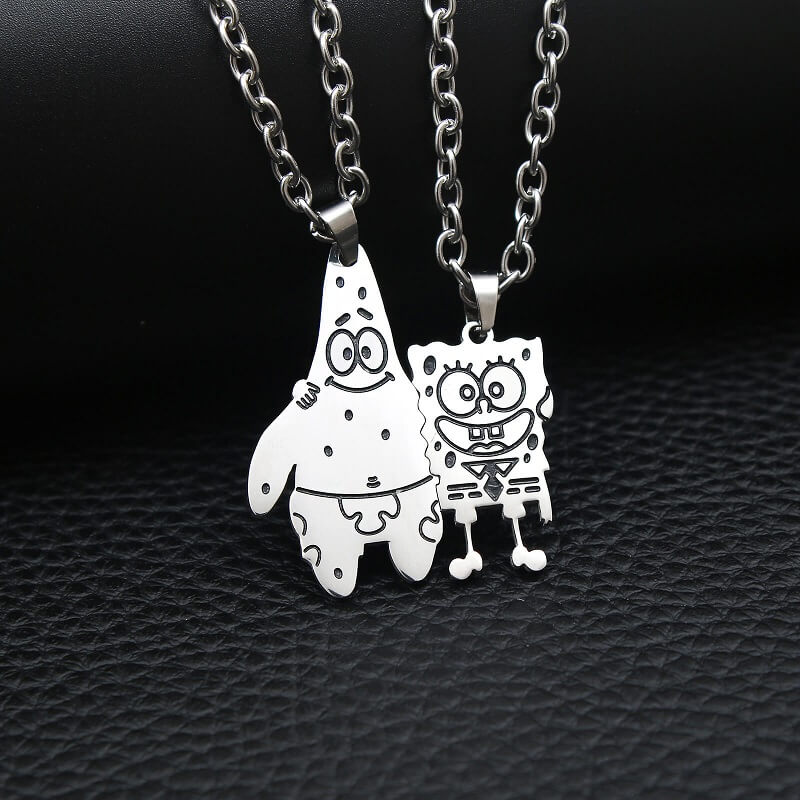 Patrick and Spongebob Necklace 2.0