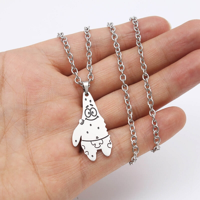 Patrick and Spongebob Necklace 2.0