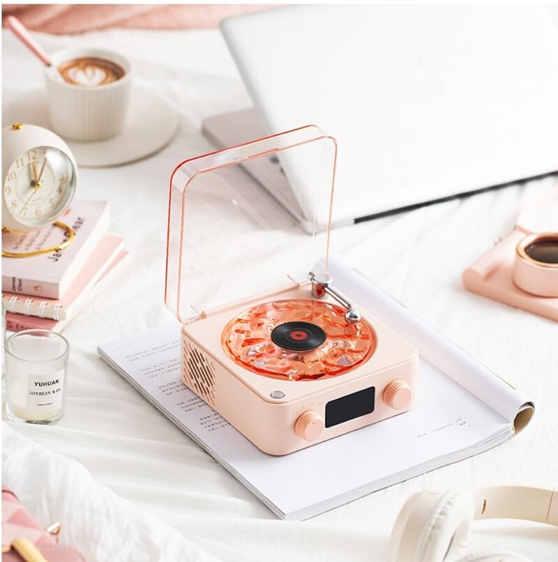 Retro Vintage Vinyl Bluetooth Speaker