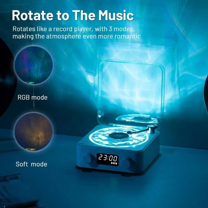 Retro Vintage Vinyl Bluetooth Speaker