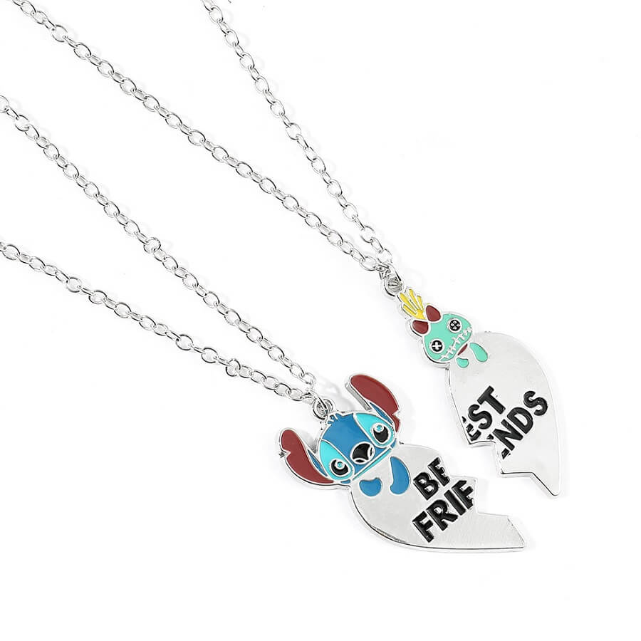 Stitch and Scrump Best Friends Necklace