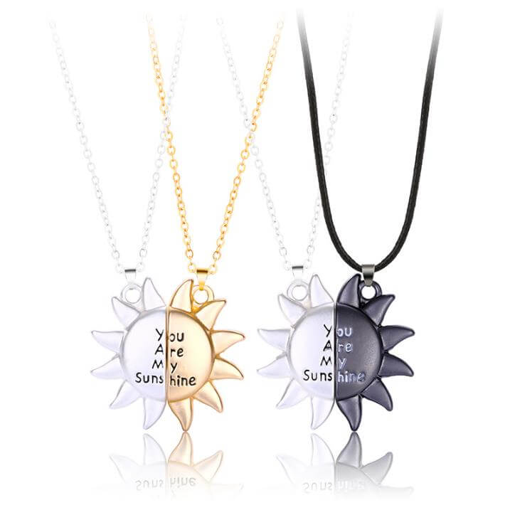 You Are My Sunshine Magnetic Necklace for Best Friend