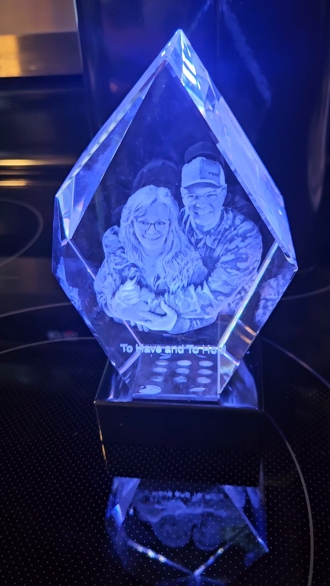 Prestige 3D Photo Crystal