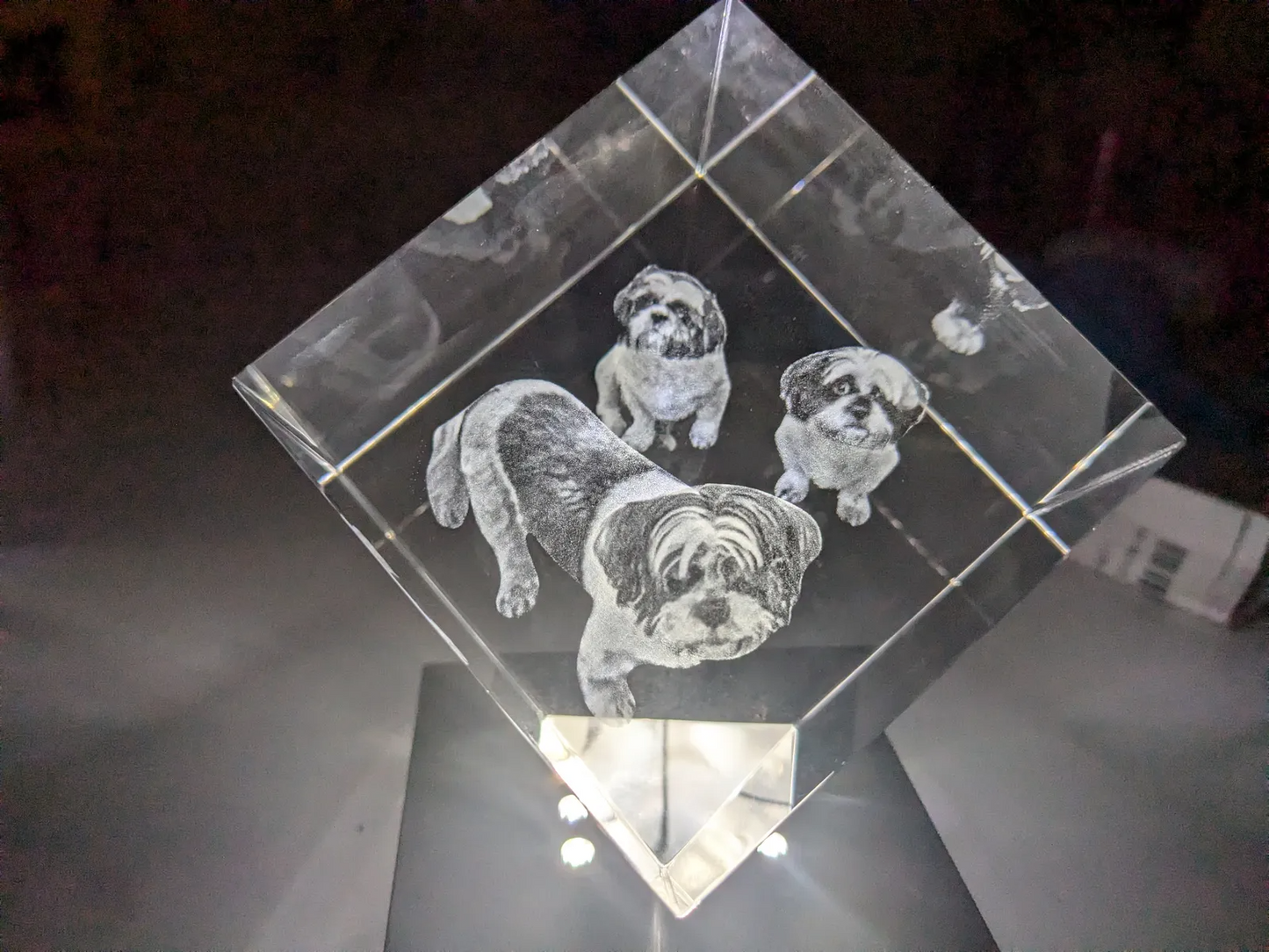 Cube 3D Photo Crystal