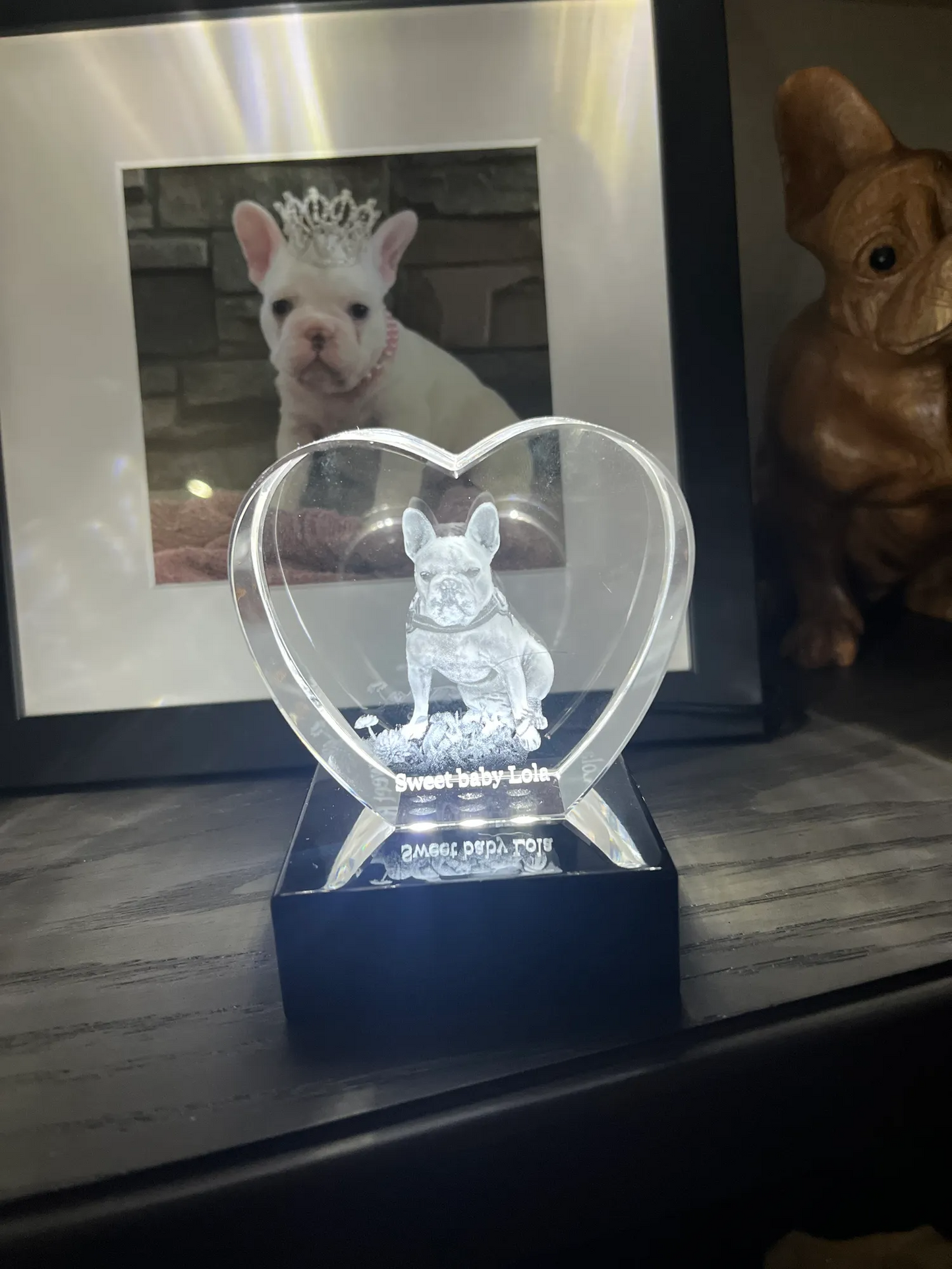 Heart 3D Photo Crystal
