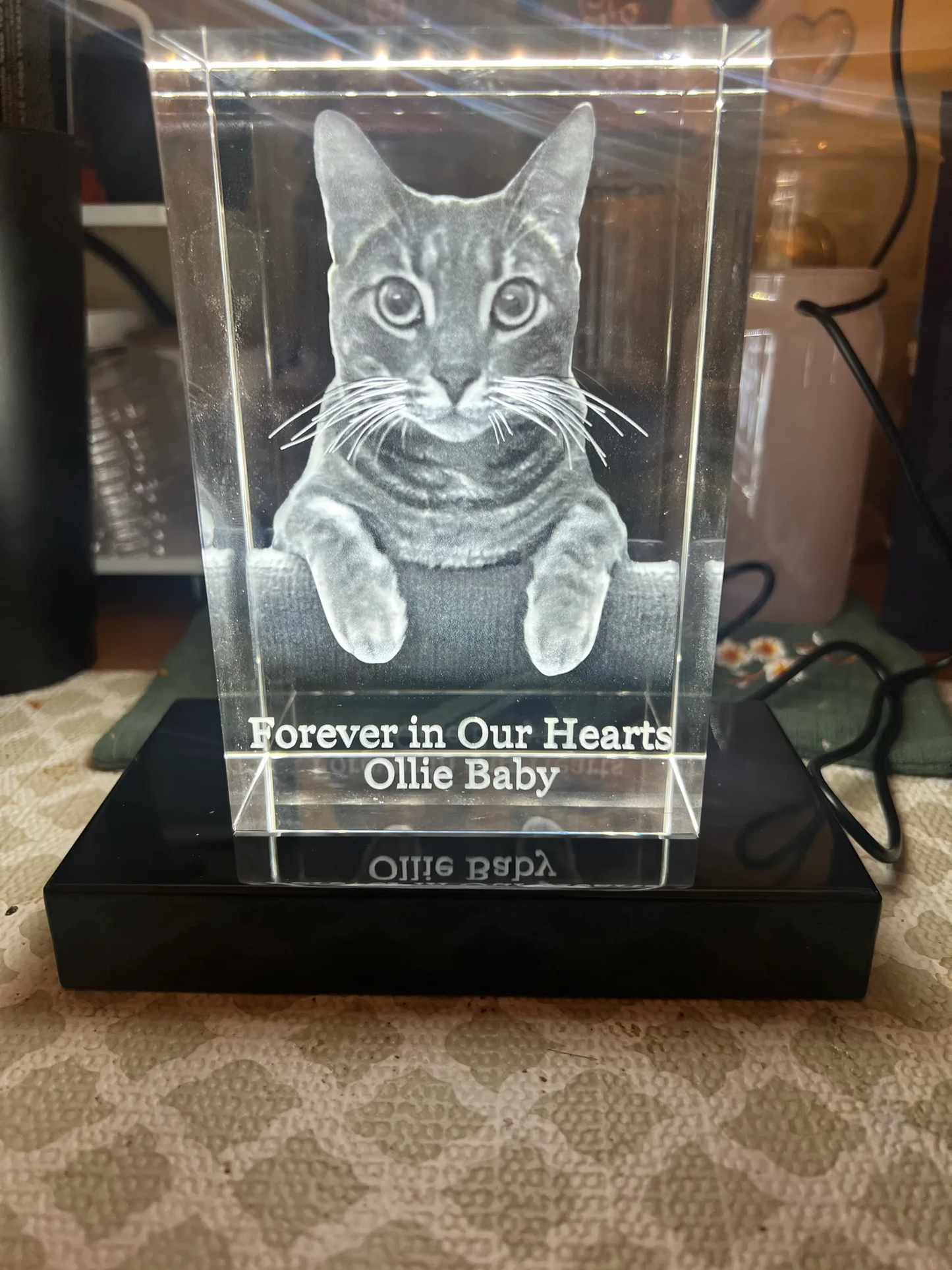 Tower 3D Photo Crystal