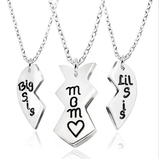 Mother Daughter Necklace Set