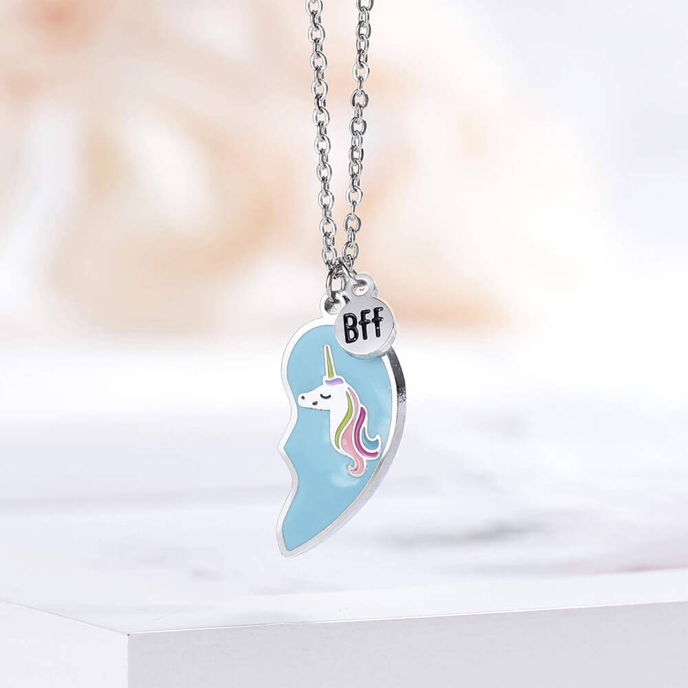 Rainbow Unicorn Necklace for BFF